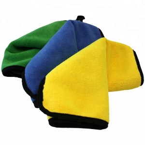 5 pcs microfiber cleaning cloths 600 gsm - 40cmx30cm -dual sided