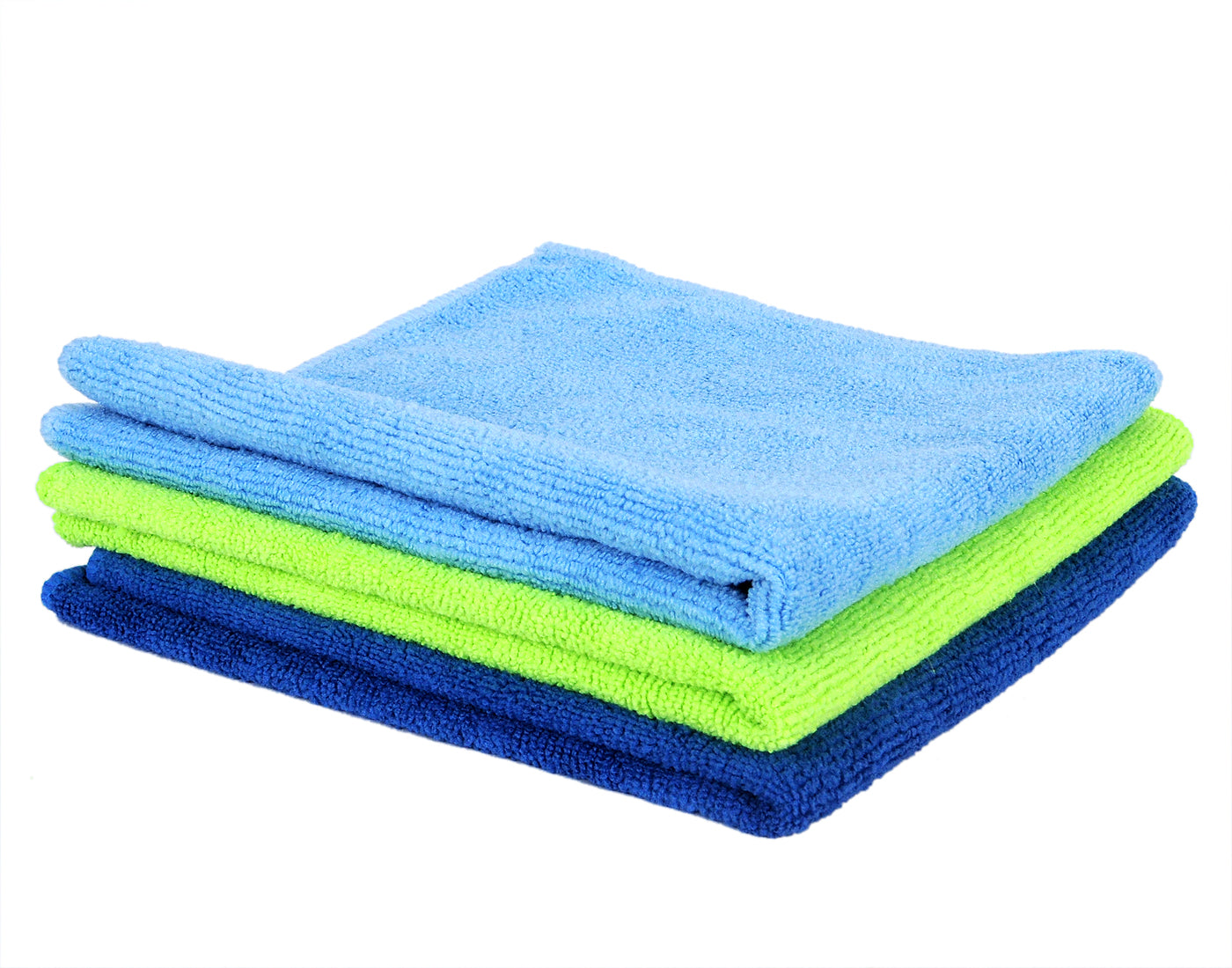 All purpose Microfibre cleaning cloths for Home, Kitchen, Cars & bike -40cm x 40cm- 3 Pcs