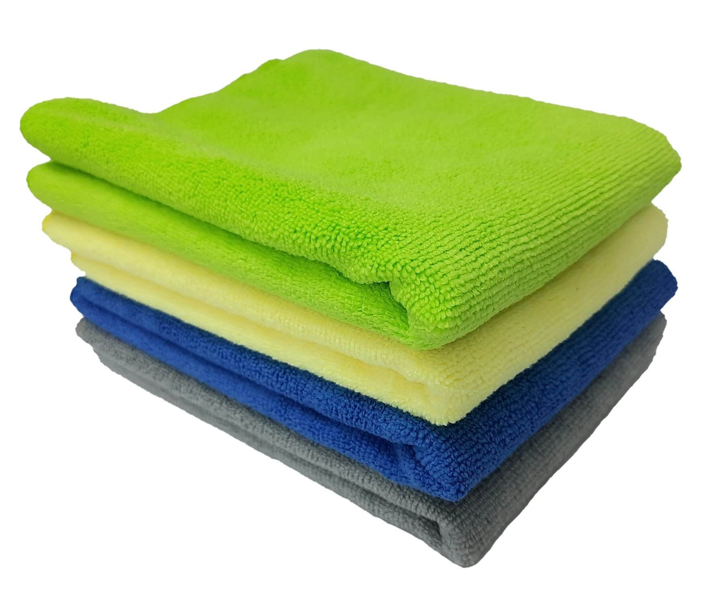 All purpose Microfibre cleaning cloths for Home, Kitchen, Cars & bike - 4 Pcs