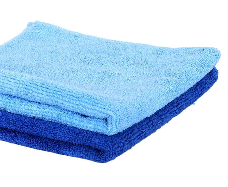 All purpose Microfibre cleaning cloths for Home, Kitchen, Cars & bike -40cm x 40cm- 2 Pcs- Multicolor