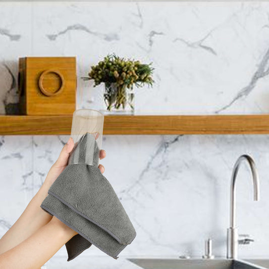 All purpose Microfibre cleaning cloths for Home, Kitchen, Cars & bike - 2 Pcs