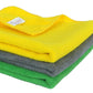 All purpose Microfibre cleaning cloths for Home, Kitchen, Cars & bike -40cm x 40cm- 3 Pcs