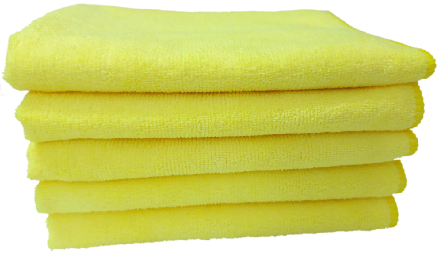 Multi purpose Microfiber cleaning cloths for Home, Kitchen, Cars & bike - 5 Pcs