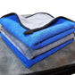 800 GSM Dual sided coral fleece thick & plush microfiber towel -40cm x 40cm- 3 Pcs
