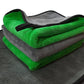 800 GSM Dual sided coral fleece thick & plush microfiber towel -40cm x 40cm- 3 Pcs