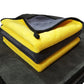 800 GSM Dual sided coral fleece thick & plush microfiber towel -40cm x 40cm- 3 Pcs