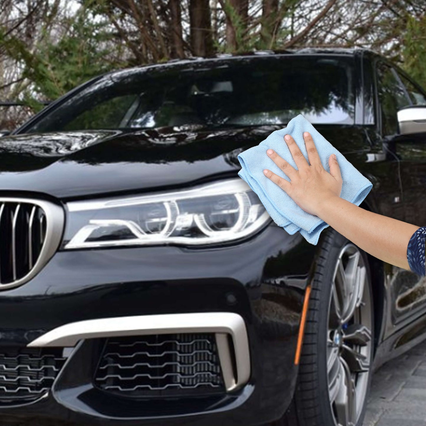 All purpose Microfibre cleaning cloths for Home, Kitchen, Cars & bike - 2 Pcs