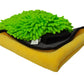 800 GSM Dual Sided Microfiber Towel and Chenille Car wash Mitt Glove 2 in 1 Combo for Car Cleaning and detailing